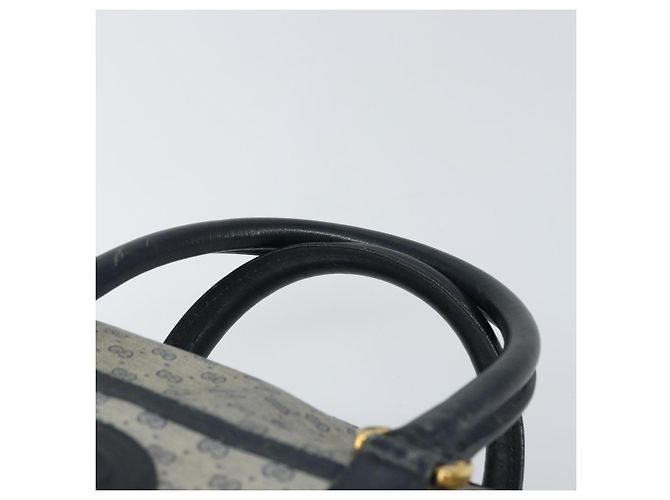 Gucci Borsa a mano Micro GG Supreme in PVC Navy Gold 000 58 0093 Auth BA9106 D'oro Blu navy - vista 8