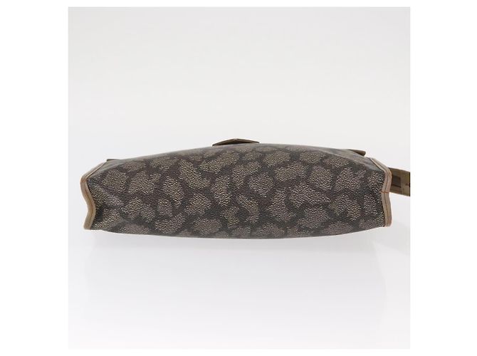 SAINT LAURENT Pochette in pelle PVC beige grigio Auth bs31751 Marrone - vista 7