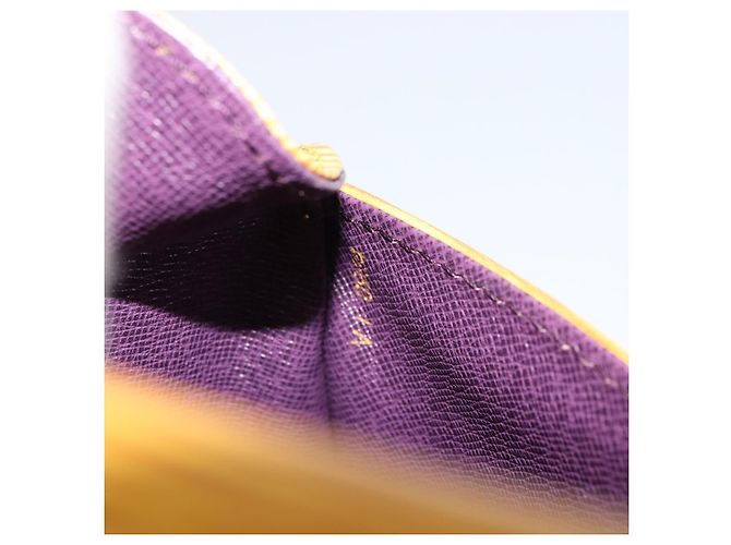 LOUIS VUITTON Borsa a Spalla Epi Saint Cloud PM Gialla M52219 LV Auth 158626 Giallo - vista 12