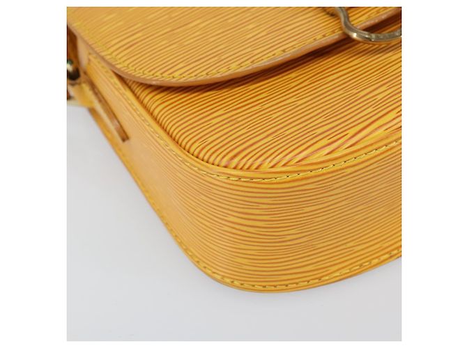 LOUIS VUITTON Borsa a Spalla Epi Saint Cloud PM Gialla M52219 LV Auth 158626 Giallo - vista 15