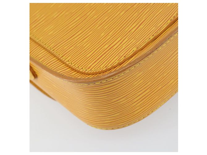LOUIS VUITTON Borsa a Spalla Epi Saint Cloud PM Gialla M52219 LV Auth 158626 Giallo - vista 17