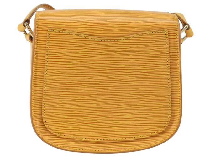 LOUIS VUITTON Borsa a Spalla Epi Saint Cloud PM Gialla M52219 LV Auth 158626 Giallo - vista 2