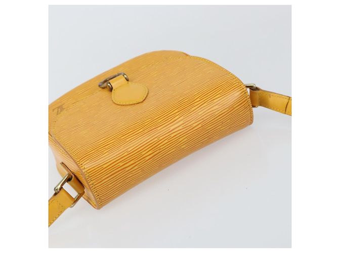 LOUIS VUITTON Borsa a Spalla Epi Saint Cloud PM Gialla M52219 LV Auth 158626 Giallo - vista 6
