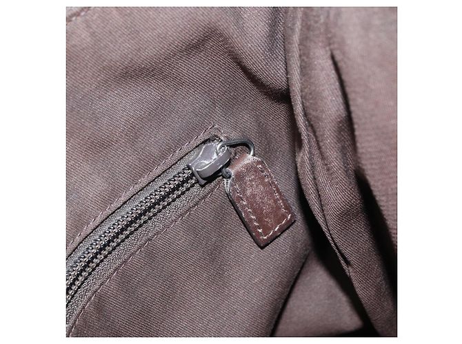 Bolsa de Ombro GG Canvas Gucci Bege Prata 145857 Auth ti3599 - vista 20