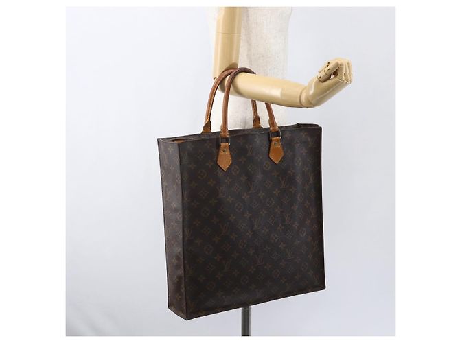 LOUIS VUITTON Borsa Sac Plat Monogram M51140 LV Auth 157326 Monogramma - vista 19