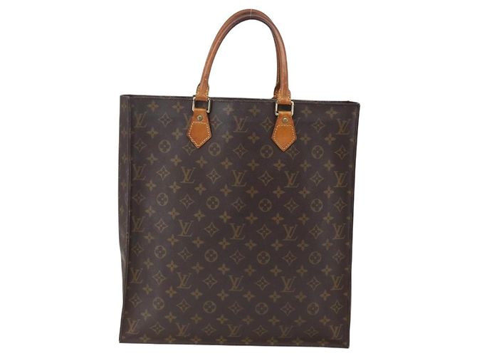 LOUIS VUITTON Borsa Sac Plat Monogram M51140 LV Auth 157326 Monogramma - vista 2