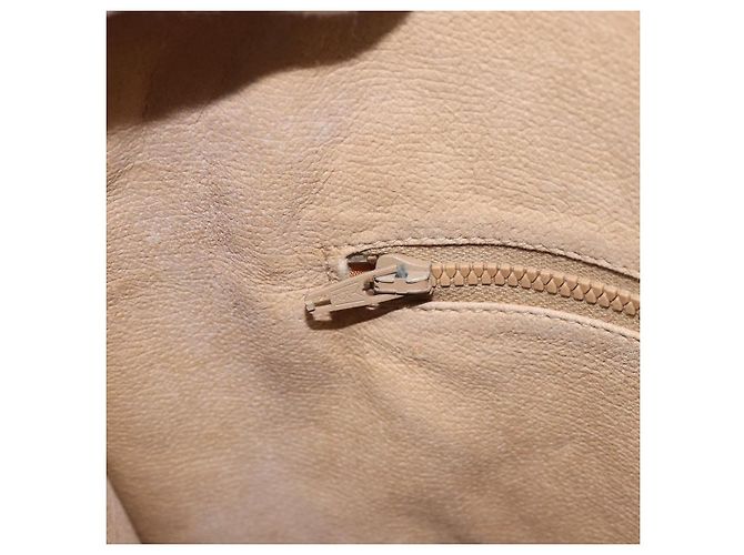 Gucci Borsa tote Micro GG Supreme in PVC beige e oro 14 002 4428 Auth 158385 D'oro - vista 19