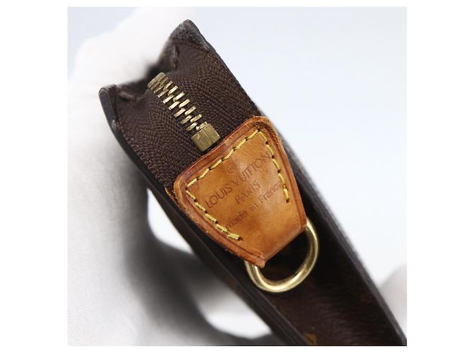 Bucket LOUIS VUITTON Monogramma Secchiello PM Pochette Accessorio LV Auth 158671 - vista 8