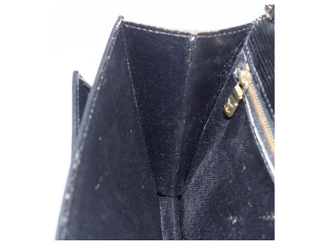 LOUIS VUITTON Epi Serie Dragonne Clutch Bag Nero M52612 LV Auth ti3606 - vista 21