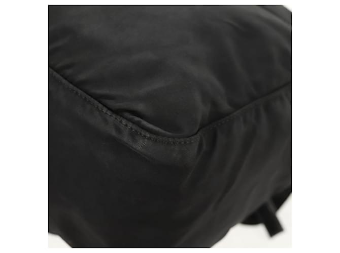 Borsa a Spalla PRADA Nylon Argento Nero Auth 158486 - vista 19