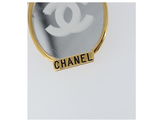 Spilla CHANEL in metallo dorato CC Auth ka1106V - vista 5