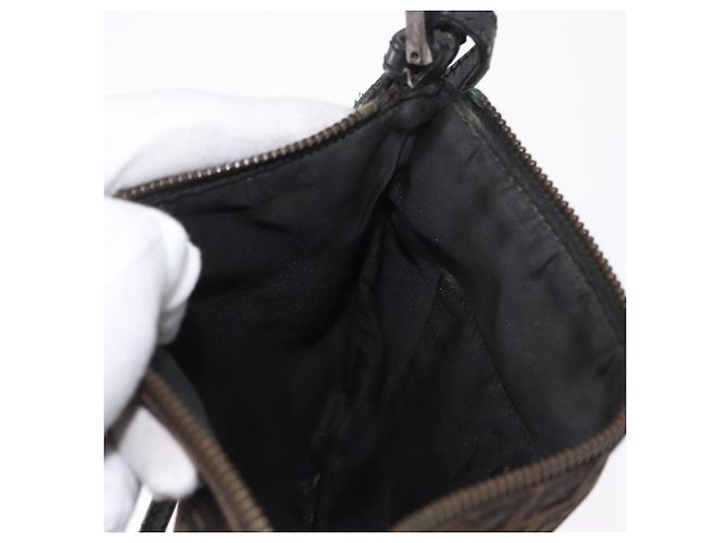 FENDI Zucchino Canvas Schultertasche Braun Auth gh1439 - Ansicht 23