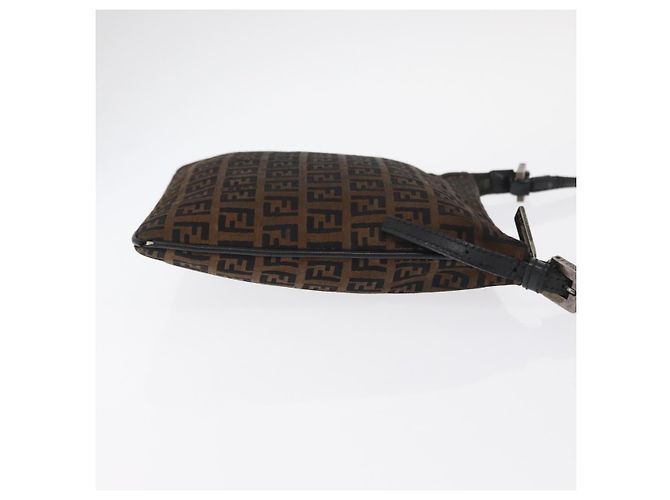 FENDI Zucchino Canvas Schultertasche Braun Auth gh1439 - Ansicht 4