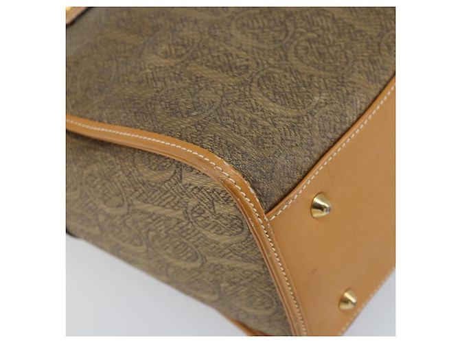 Bolsa de mão GUCCI em couro bege dourado 002 58 0219 Auth 158470 - vista 11