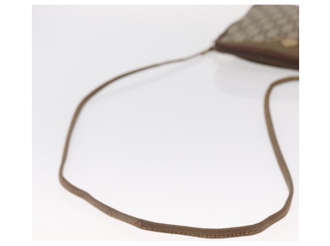Borsa a Spalla GUCCI GG Plus Supreme PVC Beige Oro Auth ep12498 D'oro - vista 7