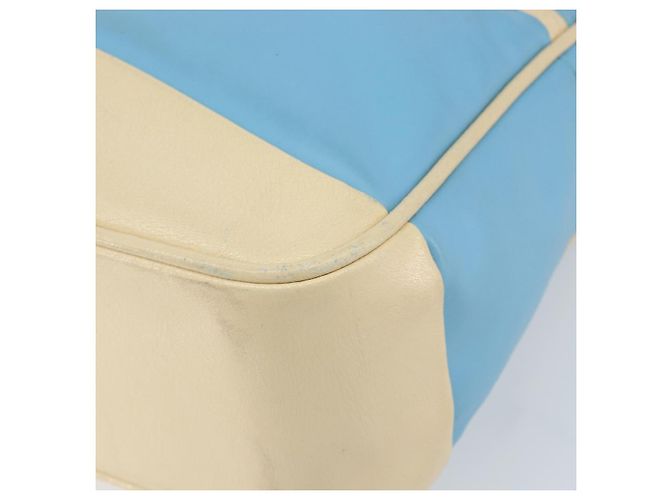 Borsa a mano Miu Miu in pelle blu argento Auth bs31862 - vista 14