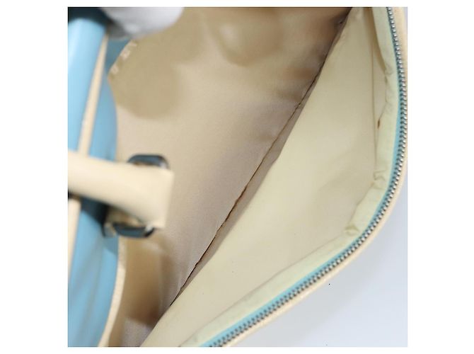 Borsa a mano Miu Miu in pelle blu argento Auth bs31862 - vista 23
