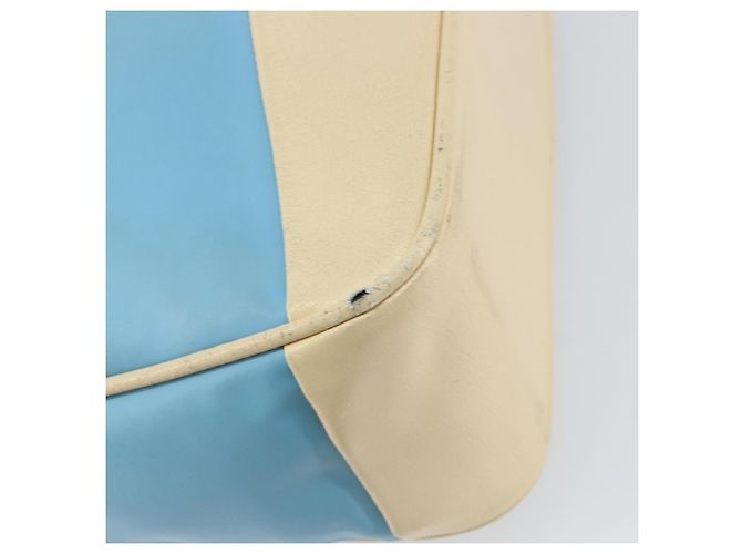 Borsa a mano Miu Miu in pelle blu argento Auth bs31862 - vista 9