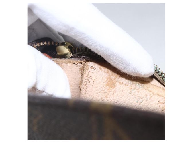 Bucket LOUIS VUITTON Monogramma Secchiello PM Pochette Accessorio LV Auth 158672 - vista 12