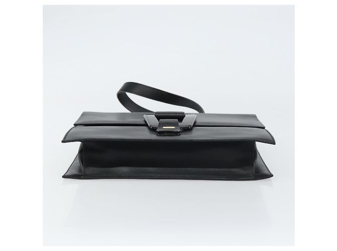 Borsa a Spalla in Pelle GUCCI outlet Nera Argento Auth bs32045 Nero - vista 10