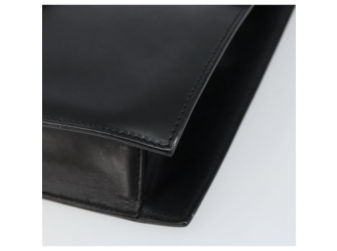 Borsa a Spalla in Pelle GUCCI outlet Nera Argento Auth bs32045 Nero - vista 11