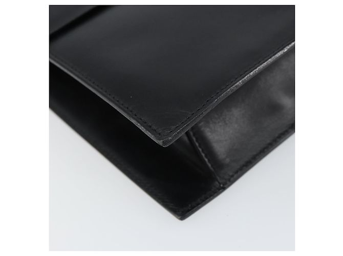 Borsa a Spalla in Pelle GUCCI outlet Nera Argento Auth bs32045 Nero - vista 12