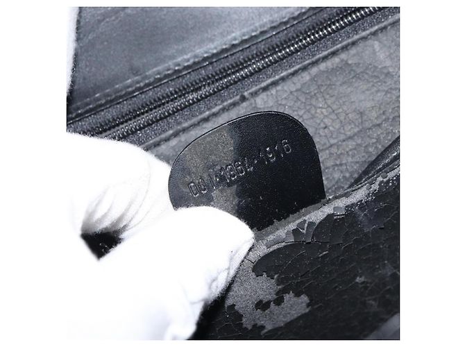 Borsa a Spalla in Pelle GUCCI outlet Nera Argento Auth bs32045 Nero - vista 24