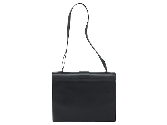 Borsa a Spalla in Pelle GUCCI outlet Nera Argento Auth bs32045 Nero - vista 3