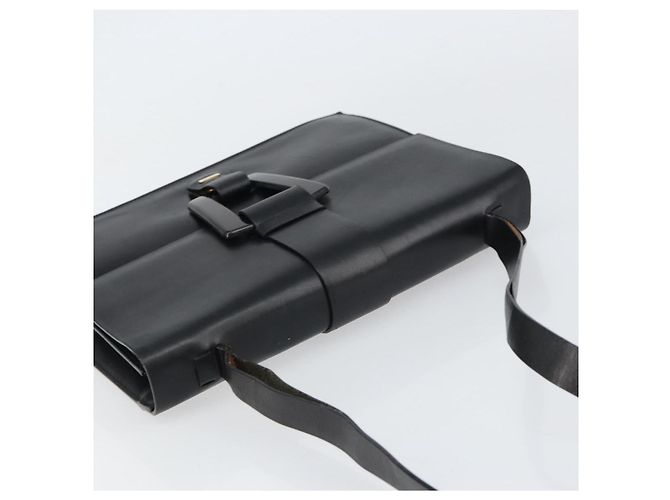 Borsa a Spalla in Pelle GUCCI outlet Nera Argento Auth bs32045 Nero - vista 6