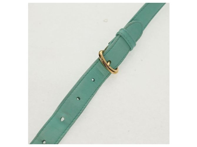 LOEWE Borsa a Spalla Anagram in Pelle Menta Auth ep12375 Verde - vista 10