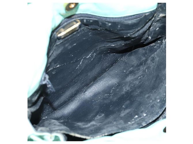 LOEWE Borsa a Spalla Anagram in Pelle Menta Auth ep12375 Verde - vista 12