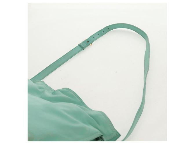 LOEWE Borsa a Spalla Anagram in Pelle Menta Auth ep12375 Verde - vista 14