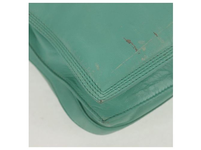 LOEWE Borsa a Spalla Anagram in Pelle Menta Auth ep12375 Verde - vista 15