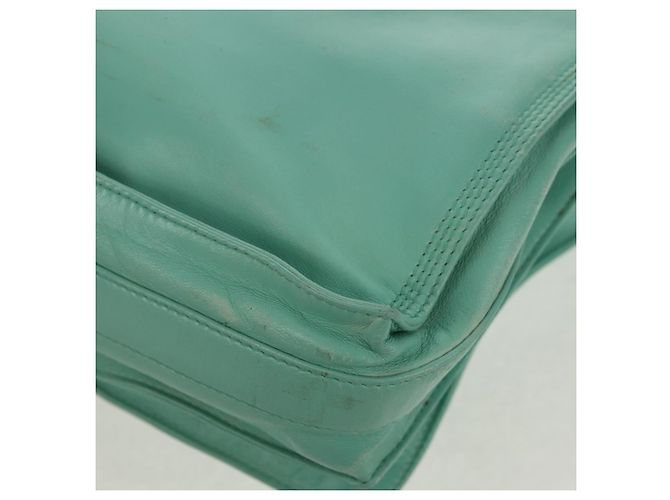LOEWE Borsa a Spalla Anagram in Pelle Menta Auth ep12375 Verde - vista 18