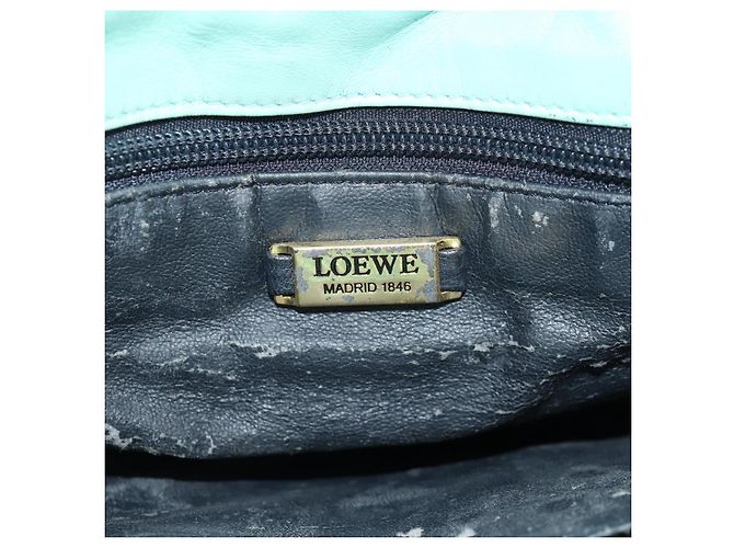 LOEWE Borsa a Spalla Anagram in Pelle Menta Auth ep12375 Verde - vista 19