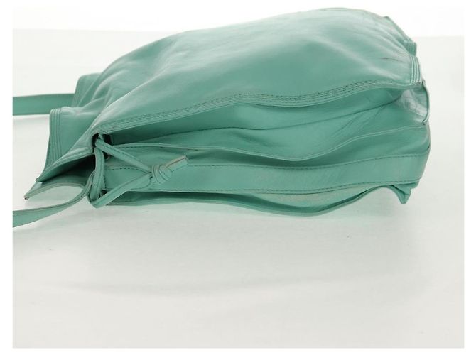 LOEWE Borsa a Spalla Anagram in Pelle Menta Auth ep12375 Verde - vista 5
