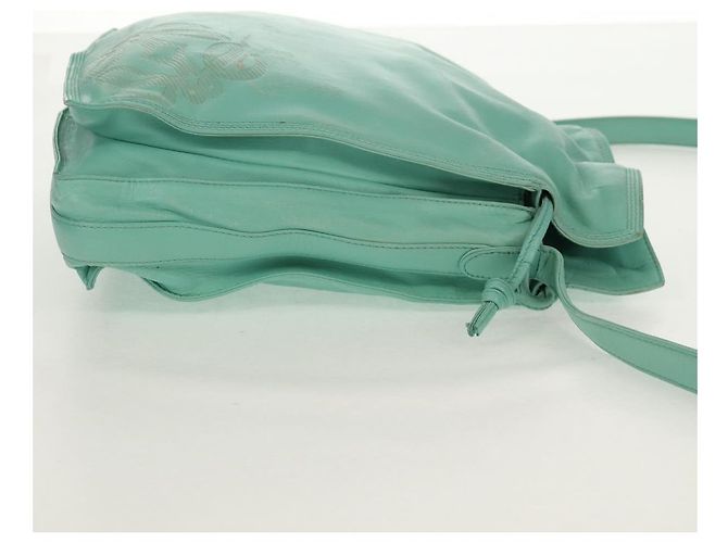 LOEWE Borsa a Spalla Anagram in Pelle Menta Auth ep12375 Verde - vista 6