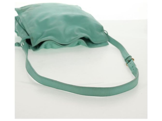 LOEWE Borsa a Spalla Anagram in Pelle Menta Auth ep12375 Verde - vista 9