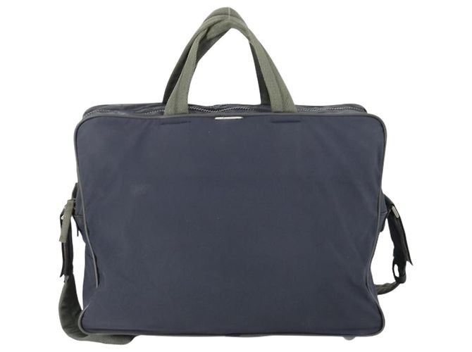 PRADA Sporttasche aus Nylon 2-Wege Marine Auth ka1096 Marineblau - Ansicht 13