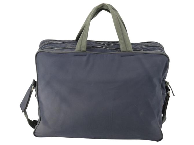 PRADA Sporttasche aus Nylon 2-Wege Marine Auth ka1096 Marineblau - Ansicht 2