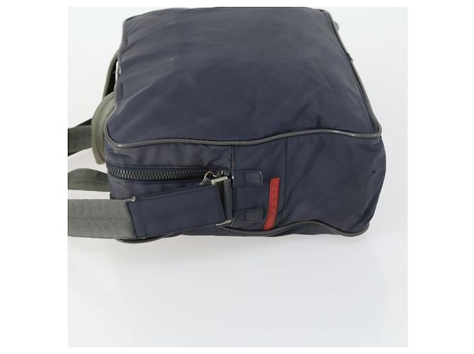 PRADA Sporttasche aus Nylon 2-Wege Marine Auth ka1096 Marineblau - Ansicht 4