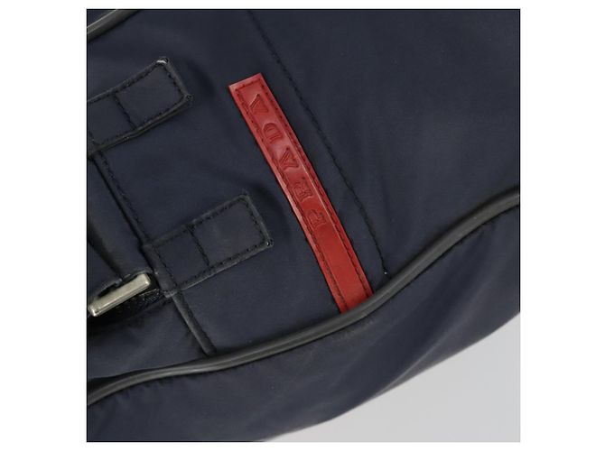 PRADA Sporttasche aus Nylon 2-Wege Marine Auth ka1096 Marineblau - Ansicht 5