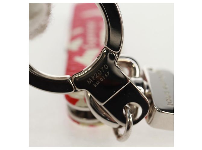 LOUIS VUITTON Monogramma LV �~ Supreme Portachiavi Strumento da Tasca MP2070 LV Auth 160894SM Rosso - vista 11