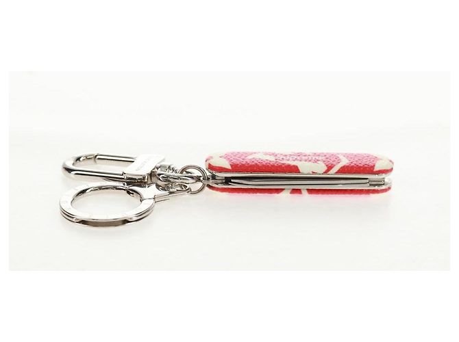 LOUIS VUITTON Monogramma LV �~ Supreme Portachiavi Strumento da Tasca MP2070 LV Auth 160894SM Rosso - vista 8