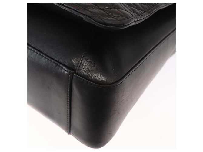 BALLY Borsa a Spalla in Pelle Nera e Oro Auth BA9031 Nero D'oro - vista 14