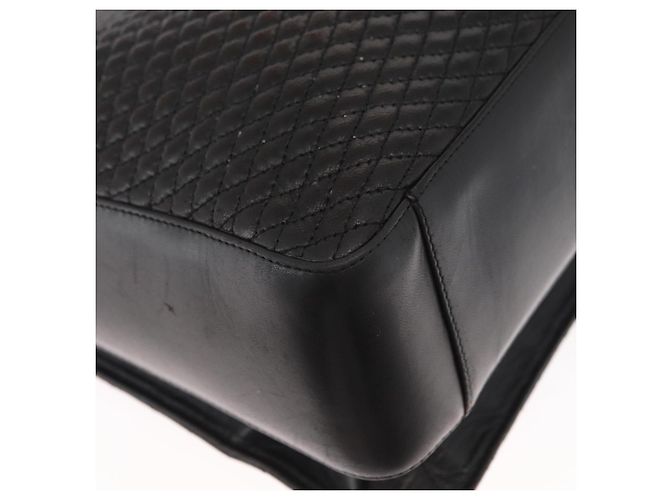 BALLY Borsa a Spalla in Pelle Nera e Oro Auth BA9031 Nero D'oro - vista 15