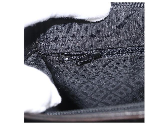 BALLY Borsa a Spalla in Pelle Nera e Oro Auth BA9031 Nero D'oro - vista 22