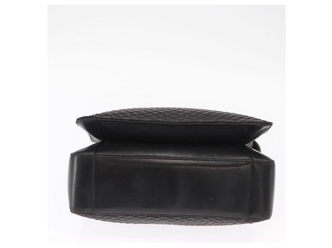 BALLY Borsa a Spalla in Pelle Nera e Oro Auth BA9031 Nero D'oro - vista 5