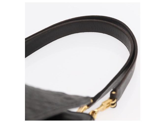 BALLY Borsa a Spalla in Pelle Nera e Oro Auth BA9031 Nero D'oro - vista 8