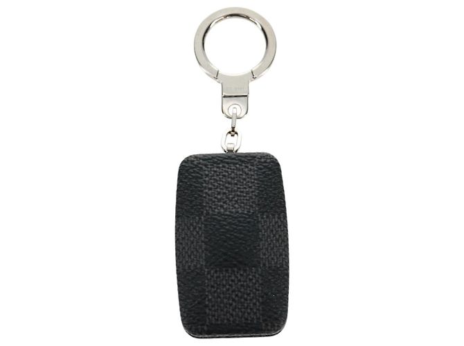 LOUIS VUITTON Portachiavi Astropill Damier Graphite M66123 LV Auth 159490M Damier ebene - vista 5